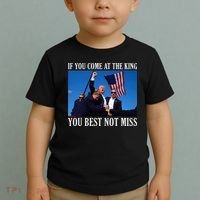 If You Come At The King You Best Not Miss Toddler T-Shirt thumb 2
