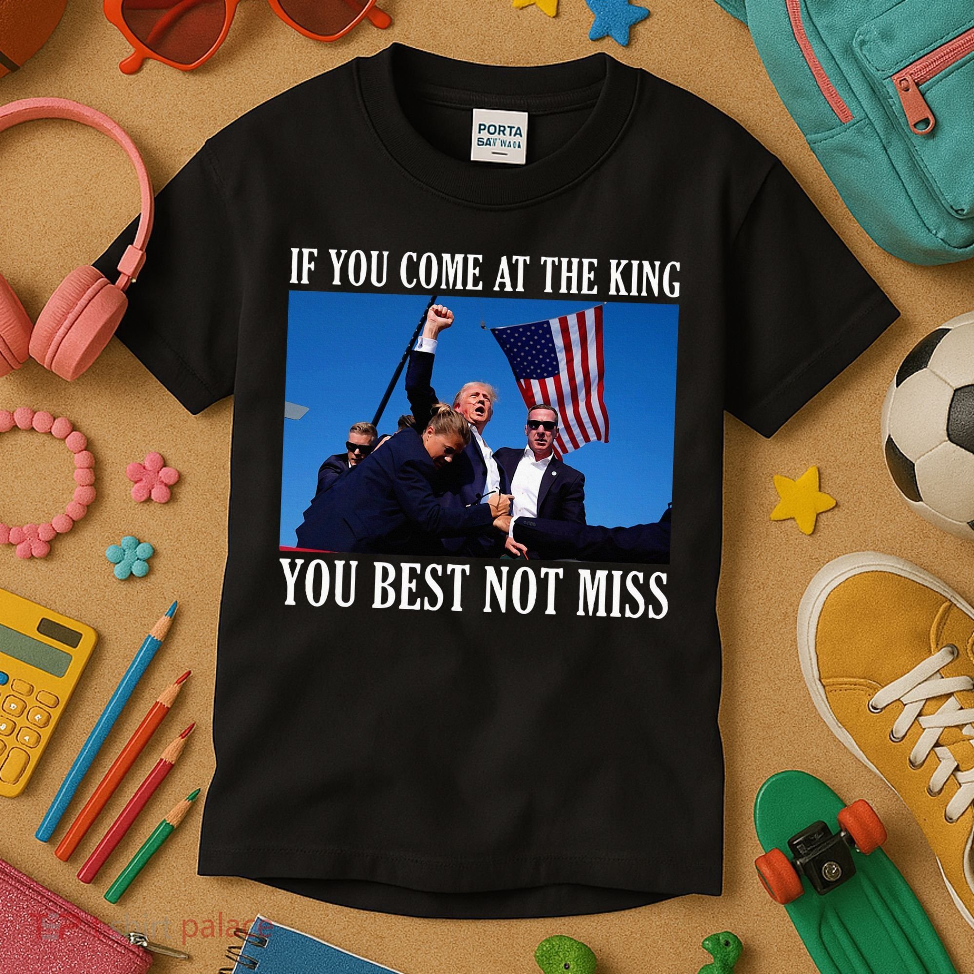 If You Come At The King You Best Not Miss Kids T-Shirt