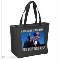 If You Come At The King You Best Not Miss Tote Bag thumb 2