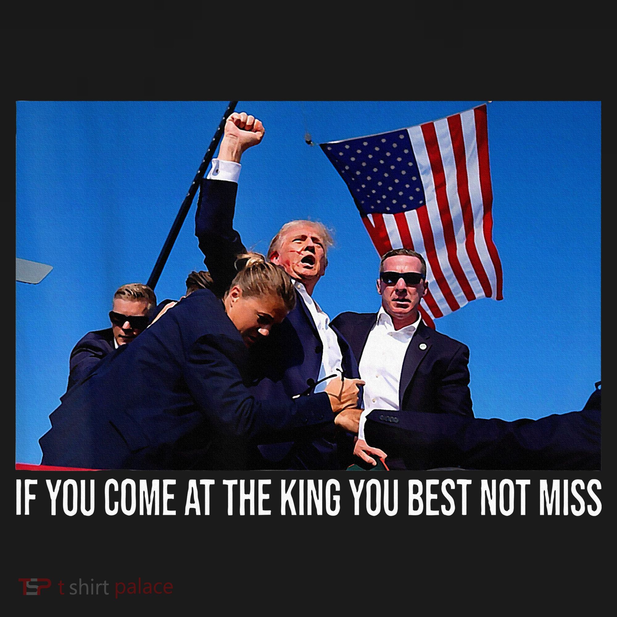 If You Come At The King You Best Not Miss Trump Mousepad