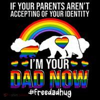 Im Your Dad Now Free Dad Hug LGBT Supporter LGBT Bear Lover Coffee Mug thumb 5