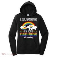 Im Your Dad Now Free Dad Hug LGBT Supporter LGBT Bear Lover Women's Hoodie thumb 0