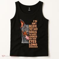 If you don't believe they have souls Doberman lover gift Tank Top thumb 2