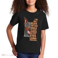 If you don't believe they have souls Doberman lover gift Kids T-Shirt thumb 2