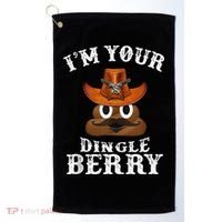 Im Your Dingleberry Western Cowboy Poo Turd Funny Golf Towel thumb 0