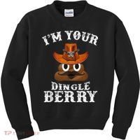 Im Your Dingleberry Western Cowboy Poo Turd Funny Kids Sweatshirt thumb 0