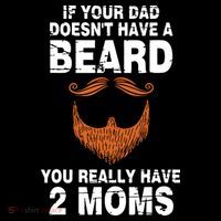 If Your Dad Doesn't Have A Beard You Really Have 2 Moms Mousepad thumb 1
