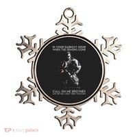 In Your Darkest Hour When The Demons Come Call On Me Brother Ornament thumb 0