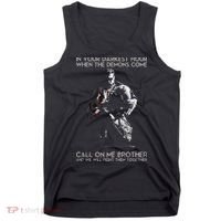 In Your Darkest Hour When The Demons Come Call On Me Brother Tank Top thumb 0