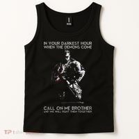 In Your Darkest Hour When The Demons Come Call On Me Brother Tank Top thumb 2