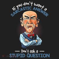 If You Don't Want A Sarcastic Answer Don't Ask A Stupid Beanie thumb 2