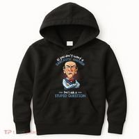 If You Don't Want A Sarcastic Answer Don't Ask A Stupid Kids Hoodie thumb 0