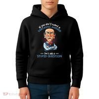 If You Don't Want A Sarcastic Answer Don't Ask A Stupid Kids Hoodie thumb 4
