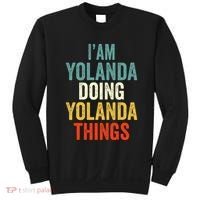 IM Yolanda Doing Yolanda Things Sweatshirt thumb 0