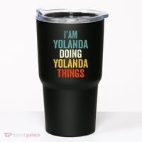 IM Yolanda Doing Yolanda Things Tumbler thumb 0