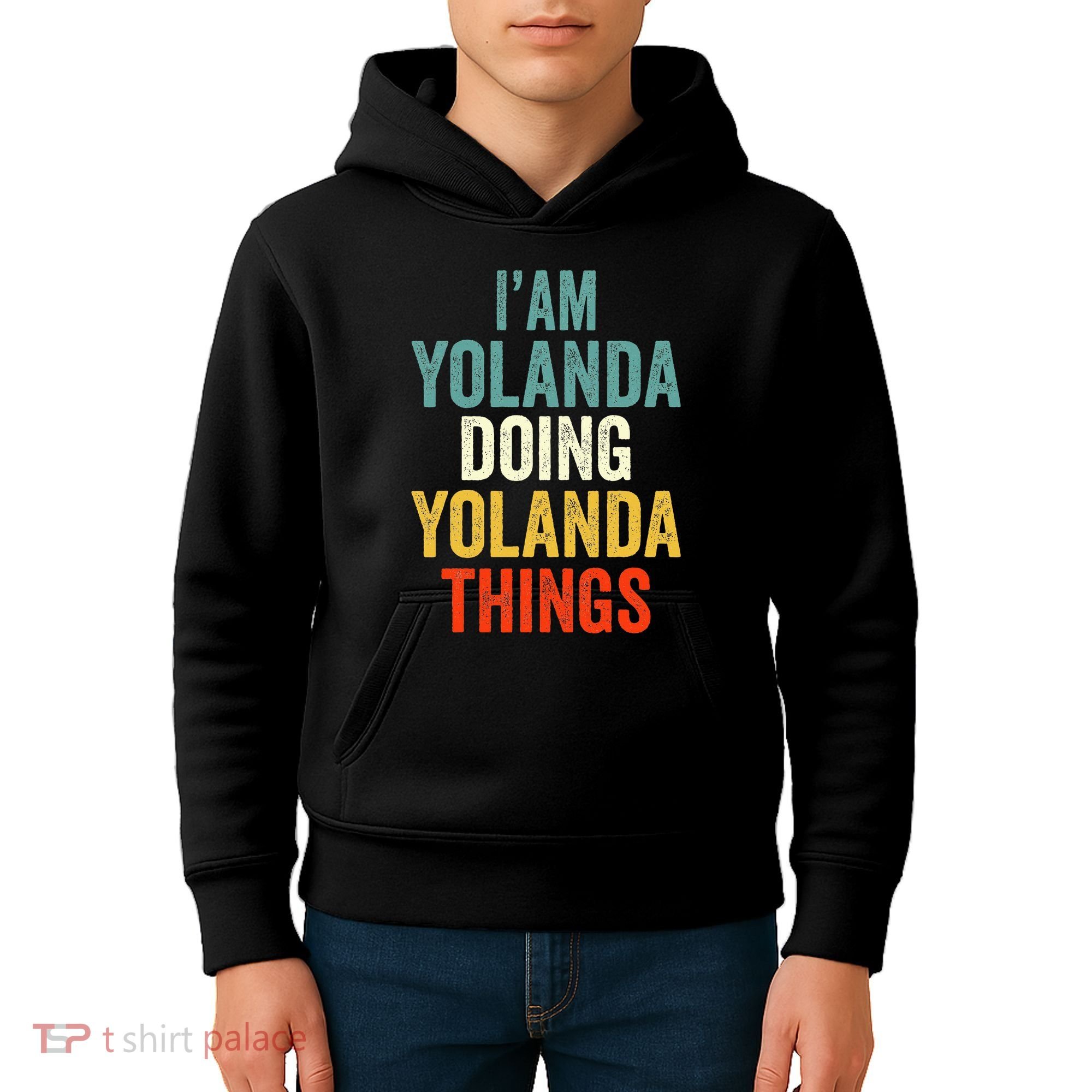 IM Yolanda Doing Yolanda Things Kids Hoodie