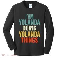 IM Yolanda Doing Yolanda Things Kids Long Sleeve Shirt thumb 0