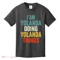 IM Yolanda Doing Yolanda Things Kids T-Shirt thumb 0