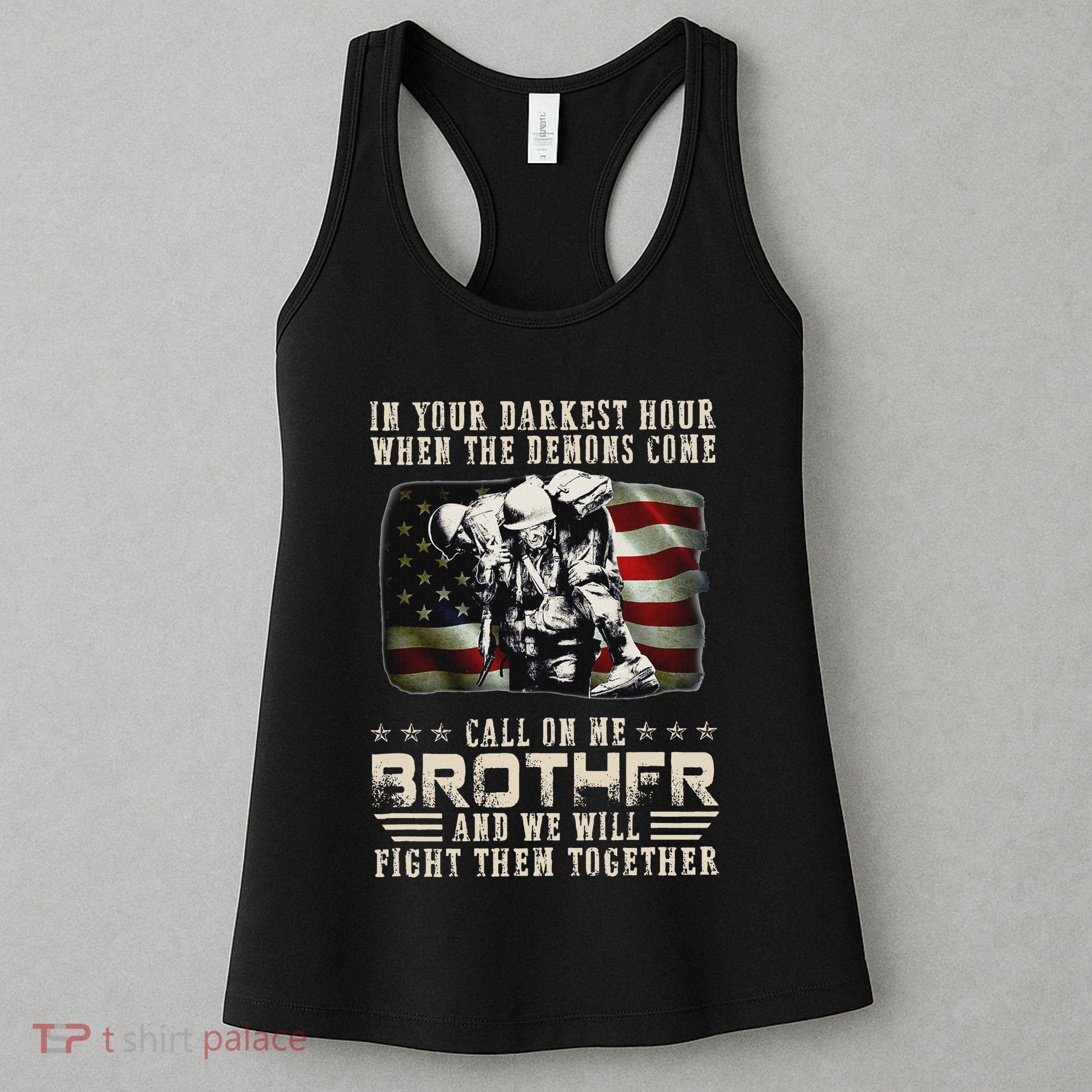 In Your Darkest Ho Ur When The Demons Come Call On Me Women's Tank Top