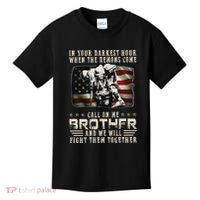 In Your Darkest Ho Ur When The Demons Come Call On Me Kids T-Shirt thumb 0