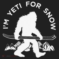 Im Yeti For Snow Funny Mountain Snowman Skiing Tumbler thumb 3