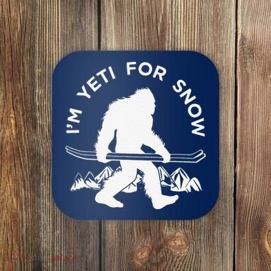 Im Yeti For Snow Funny Mountain Snowman Skiing Coaster