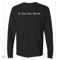 In Your Face Harold! Comfort Colors Heavyweight Long Sleeve T-Shirt thumb 0
