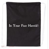 In Your Face Harold! Drawstring Bag thumb 0