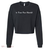 In Your Face Harold! Cropped Pullover Crew thumb 0