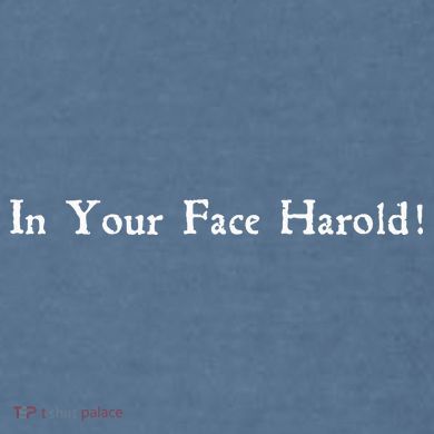 In Your Face Harold! Comfort Colors Garment-Dyed Hooded Sweatshirt