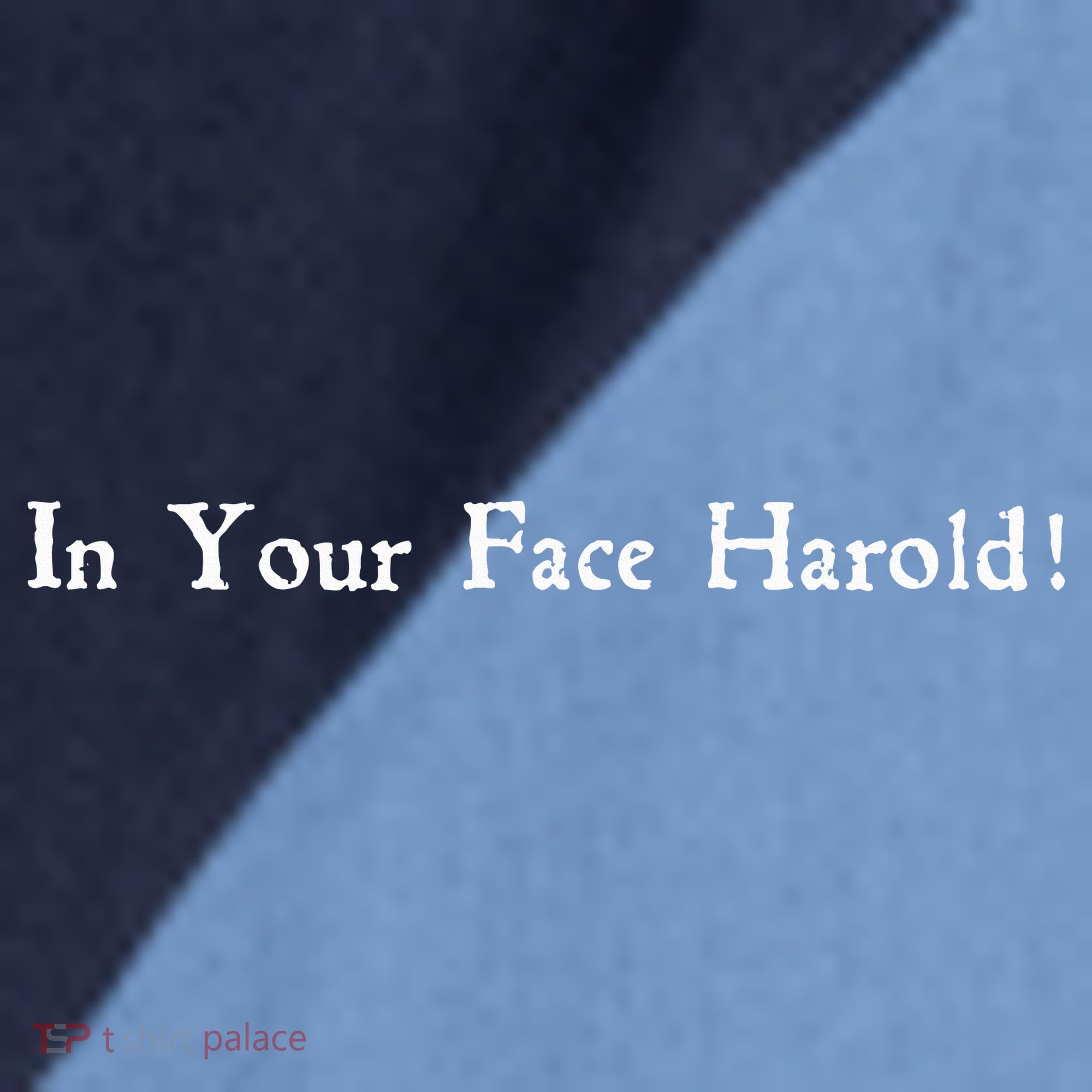 In Your Face Harold! Raglan Baseball Sleeve Shirt