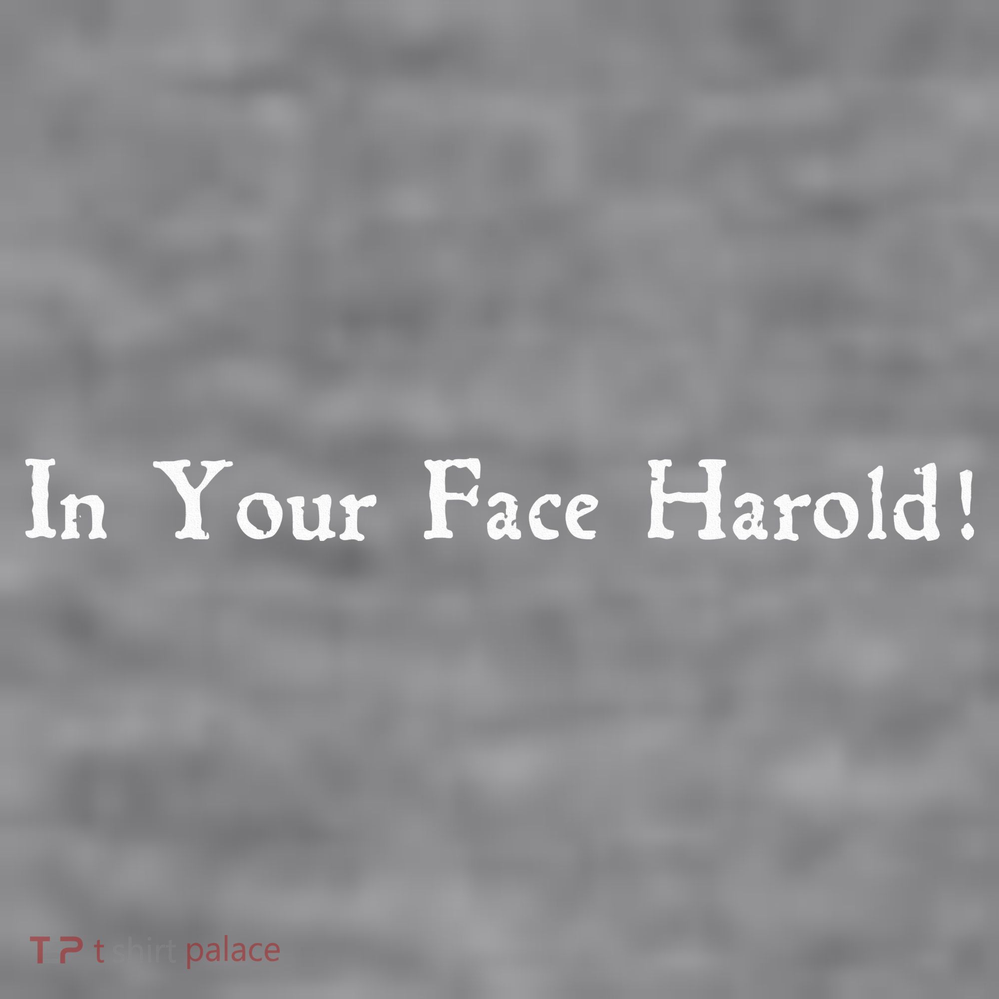 In Your Face Harold! Women's Racerback Cropped Tank