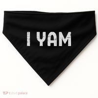 I Yam Funny Matching Couples Halloween Thanksgiving Him Her USA-Made Doggie Bandana thumb 0