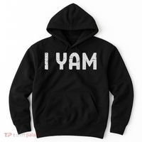 I Yam Funny Matching Couples Halloween Thanksgiving Him Her Hoodie thumb 0