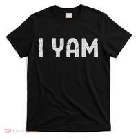 I Yam Funny Matching Couples Halloween Thanksgiving Him Her T-Shirt thumb 0