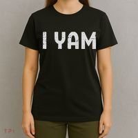 I Yam Funny Matching Couples Halloween Thanksgiving Him Her T-Shirt thumb 4