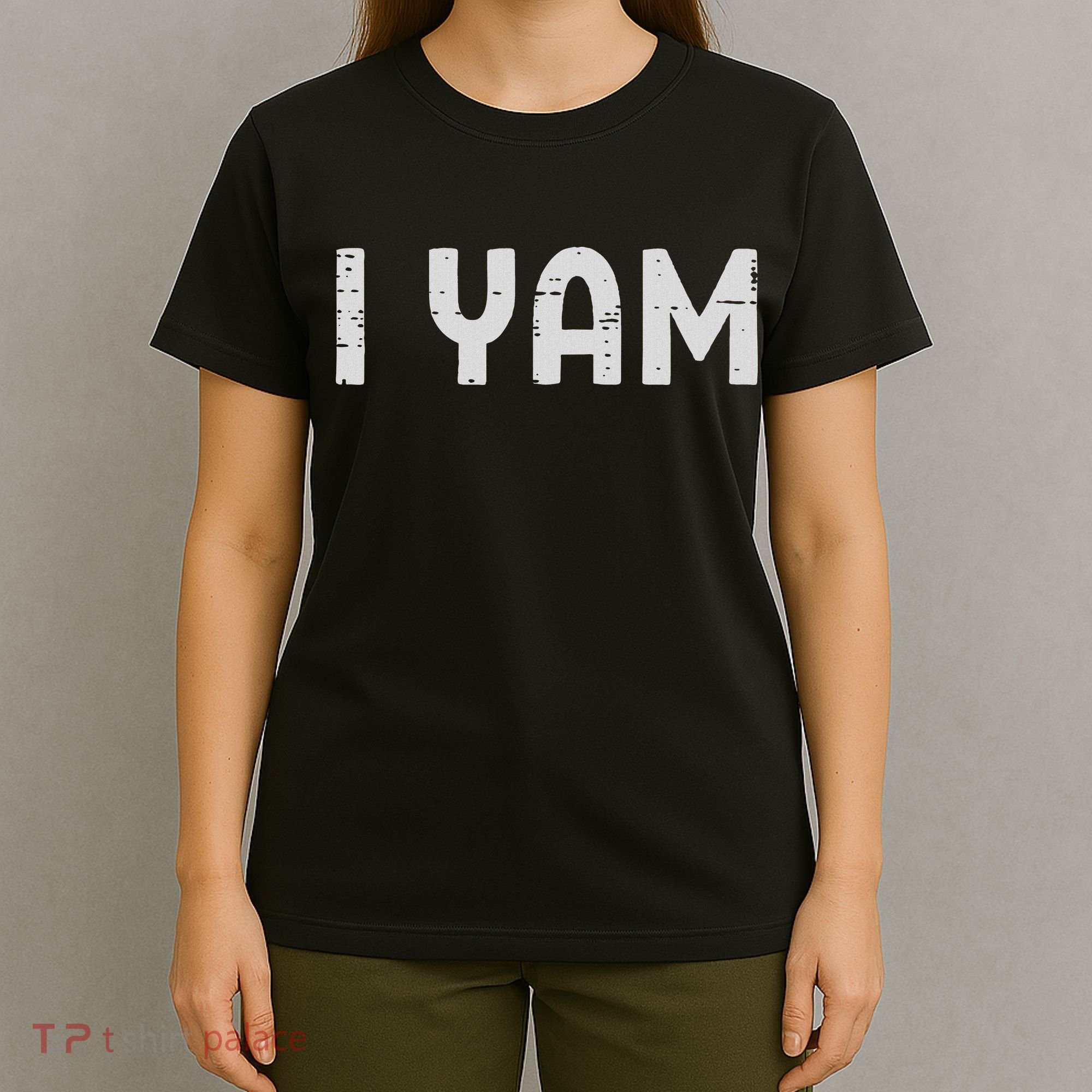 I Yam Funny Matching Couples Halloween Thanksgiving Him Her T-Shirt