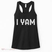 I Yam Funny Matching Couples Halloween Thanksgiving Him Her Women's Tank Top thumb 0