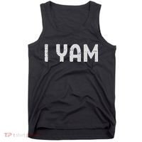 I Yam Funny Matching Couples Halloween Thanksgiving Him Her Tank Top thumb 0