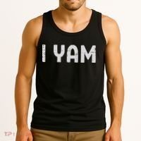 I Yam Funny Matching Couples Halloween Thanksgiving Him Her Tank Top thumb 3