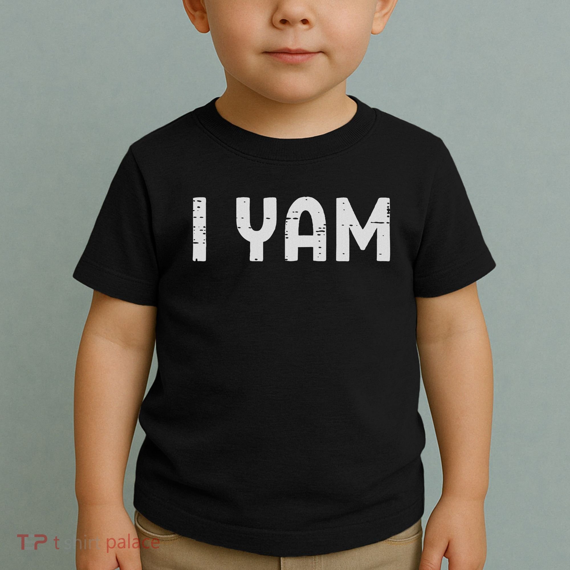 I Yam Funny Matching Couples Halloween Thanksgiving Him Her Toddler T-Shirt