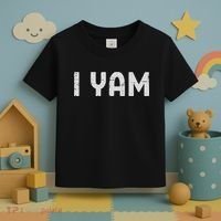 I Yam Funny Matching Couples Halloween Thanksgiving Him Her Toddler T-Shirt thumb 3