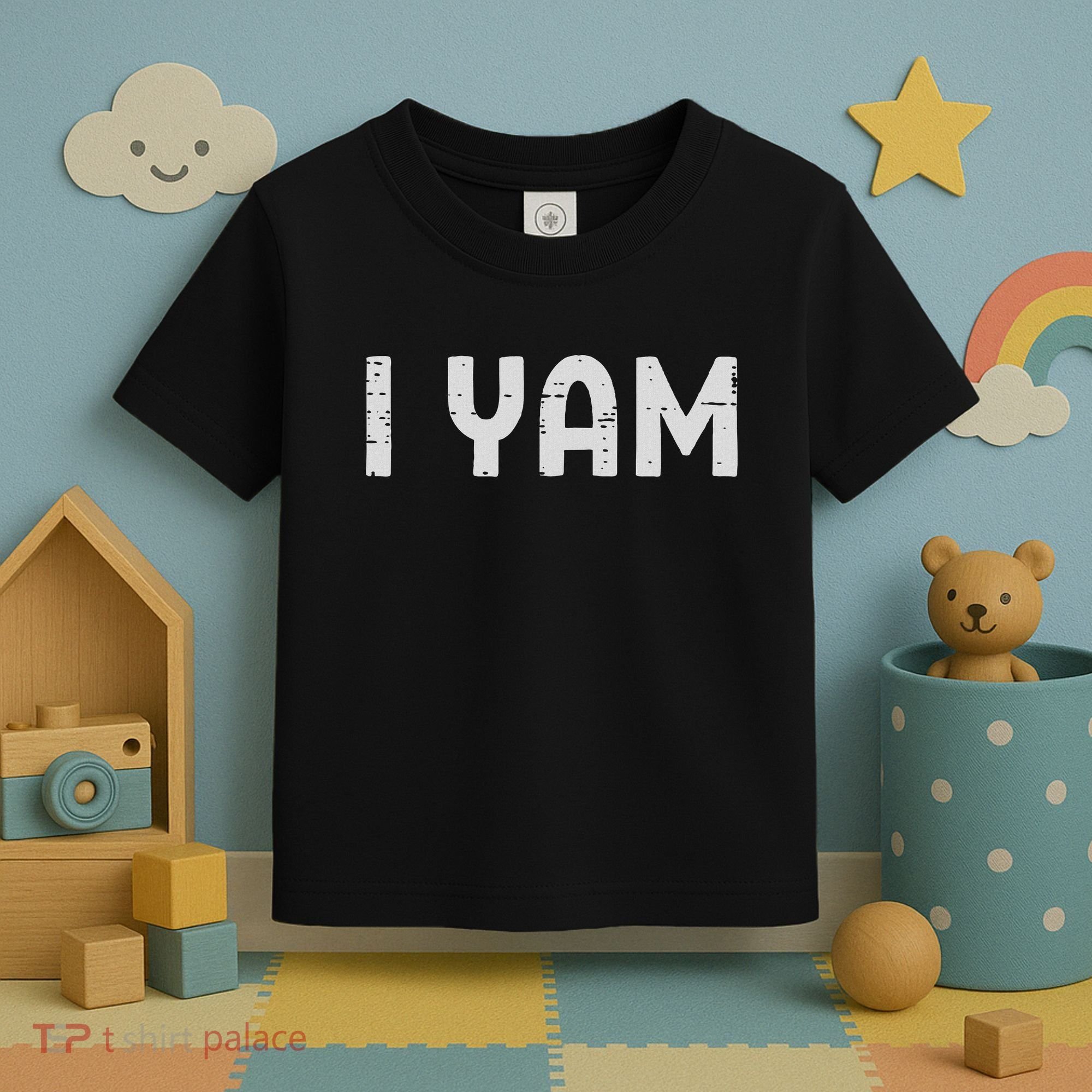I Yam Funny Matching Couples Halloween Thanksgiving Him Her Toddler T-Shirt