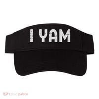 I Yam Funny Matching Couples Halloween Thanksgiving Him Her Visor thumb 0