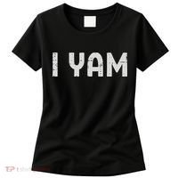 I Yam Funny Matching Couples Halloween Thanksgiving Him Her Women's T-Shirt thumb 0