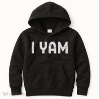 I Yam Funny Matching Couples Halloween Thanksgiving Him Her Kids Hoodie thumb 0