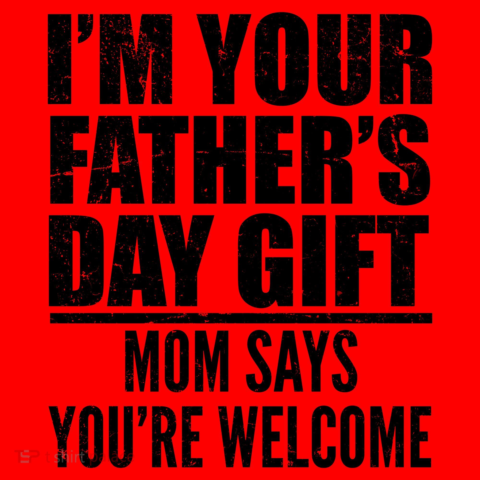  I'm Your Father's Day Gift Mom Says You're Welcome Santa Hat