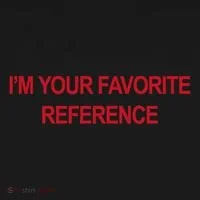 IM Your Favorite Reference Statement Slogan Mousepad thumb 1