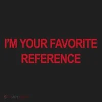 IM Your Favorite Reference Statement Slogan Golf Towel thumb 3
