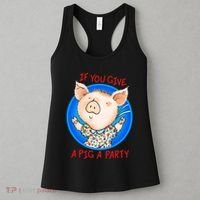 If You Give A Pig A Party Birthday Decorations Women's Tank Top thumb 3